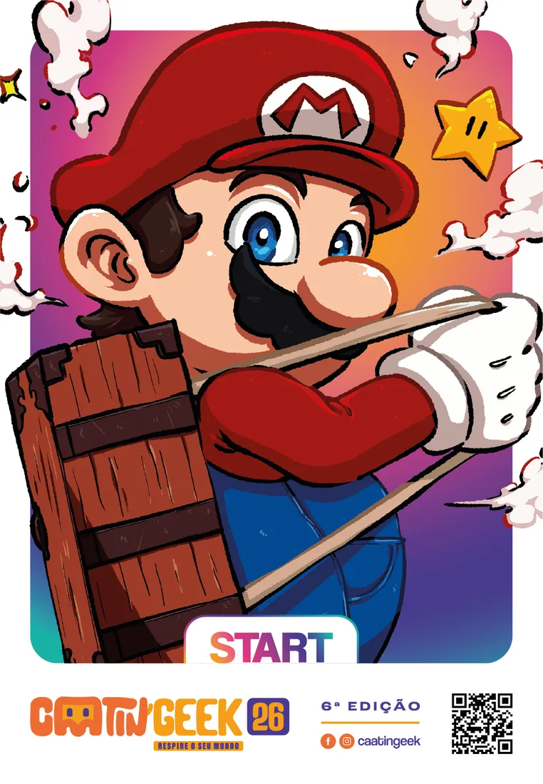 Credencial START — Super Mário